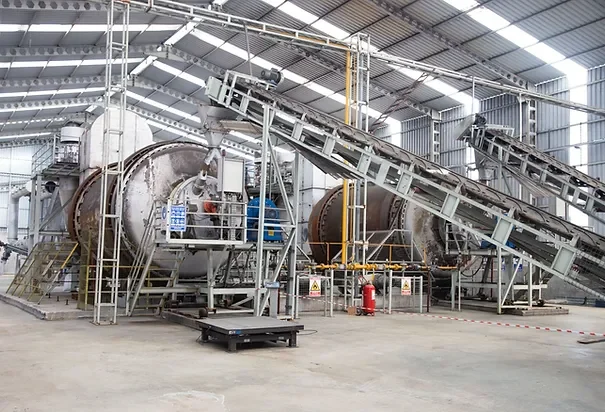 Industrial processing equipment at the Turkish sister company’s facility